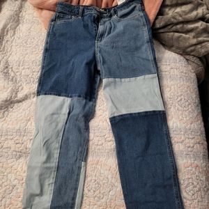 Multi color jeans